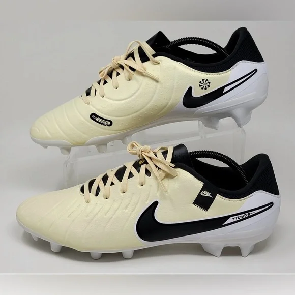 Nike Tiempo Legend 10 FG Lemonade Gold DV4337-700 Soccer Cleats Mens Size 6 New